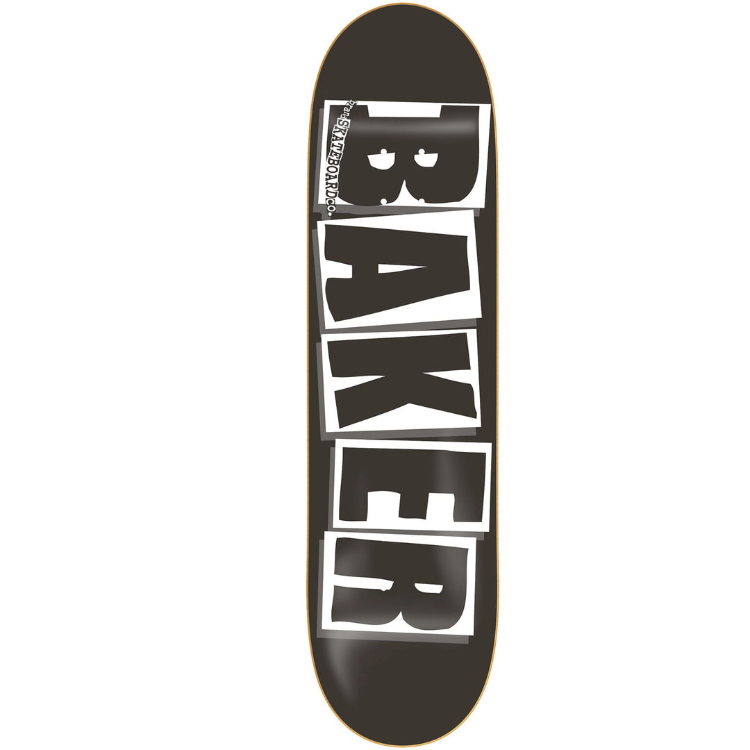 Baker Brand Logo Black/White Deck 8.25"