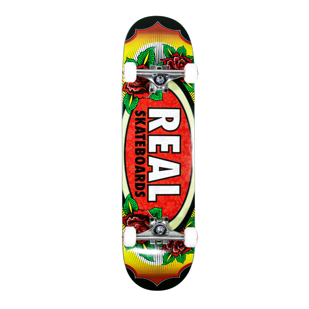 Real Rose Oval DLX Complete Skateboard 7.75"