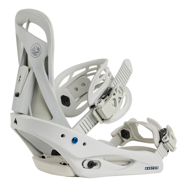 Burton Women’s Citizen Re:Flex Snowboard Bindings Gray Cloud