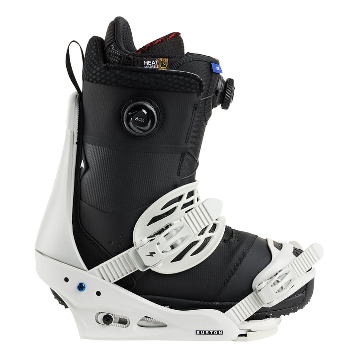 Burton Men’s Freestyle Re:Flex Snowboard Bindings Gray Cloud