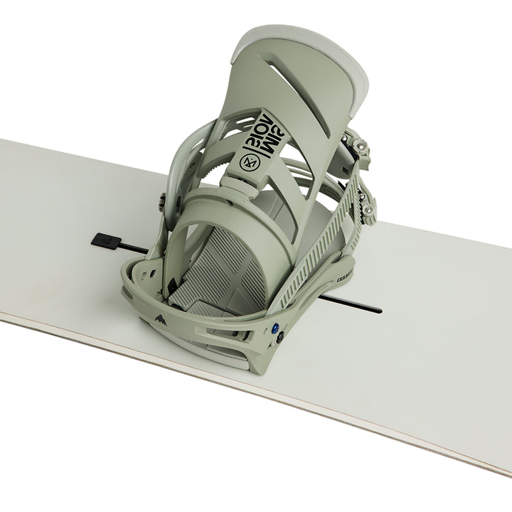 Burton Men’s Mission Re:Flex Snowboard Bindings Talc Green