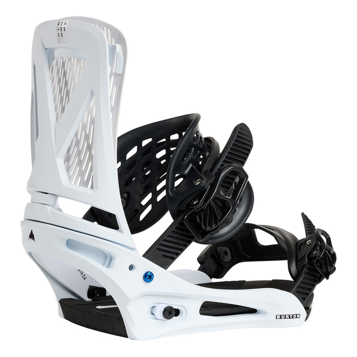 Burton Men’s Genesis Re:Flex Snowboard Bindings White