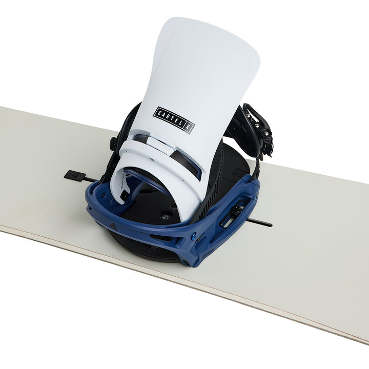 Burton Men’s Cartel X Re:Flex Snowboard Bindings Nightfall/White
