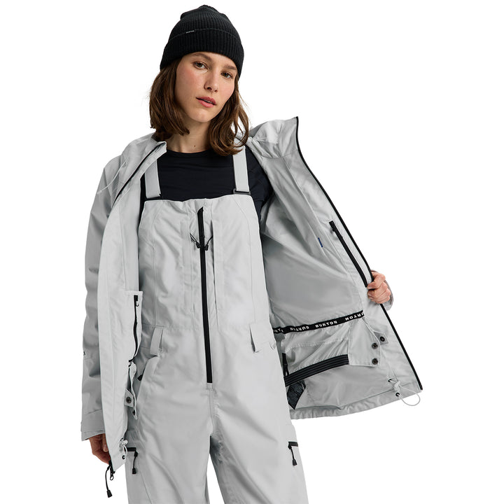 Burton Women's GORE-TEX Reserve Insulated Jacket Gray Cloud