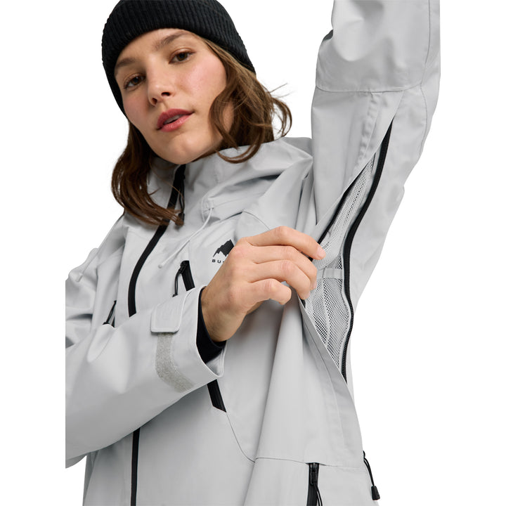 Burton Women's GORE-TEX Reserve Insulated Jacket Gray Cloud