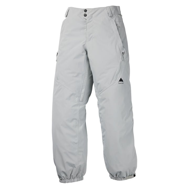 Burton Women's Reserve 2L Relaxed Snow Pant Gray Cloud