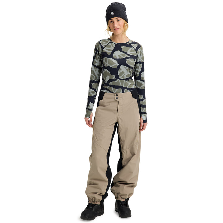 Burton Women's Reserve 2L Relaxed Pant Summit Taupe/True Black