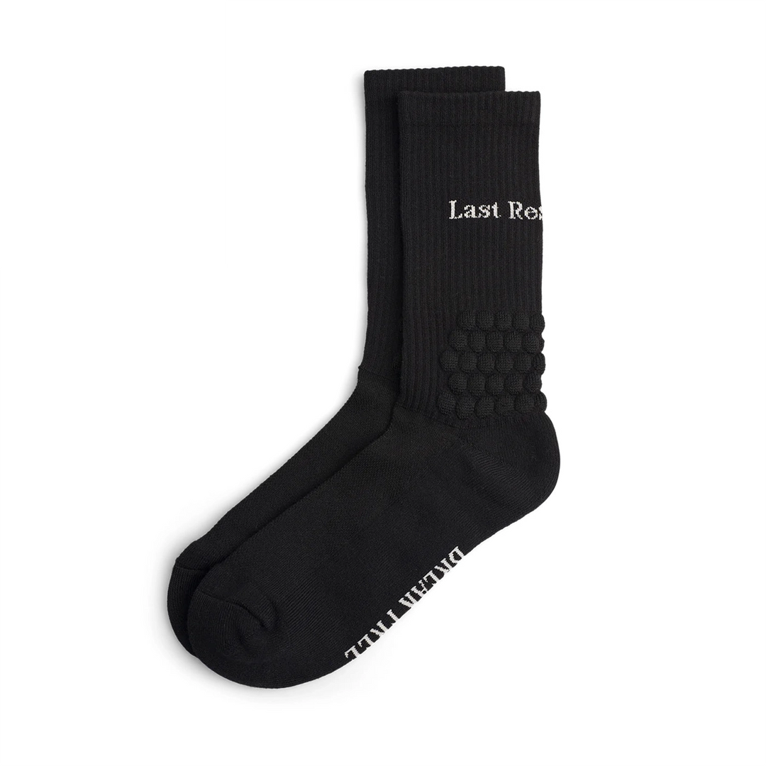 Last Resort Right Angle Bubble Socks (Black)
