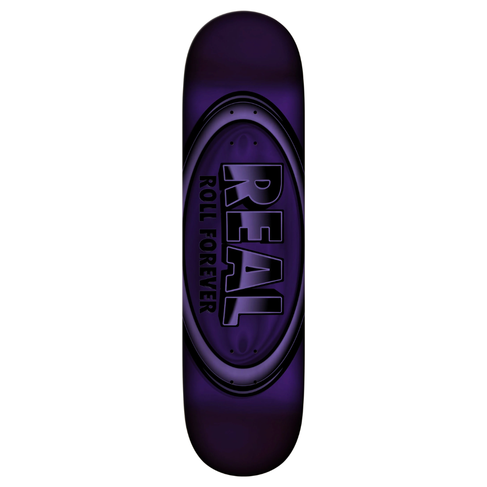 Real DBX Oval Purple Foil Deck 8.38"