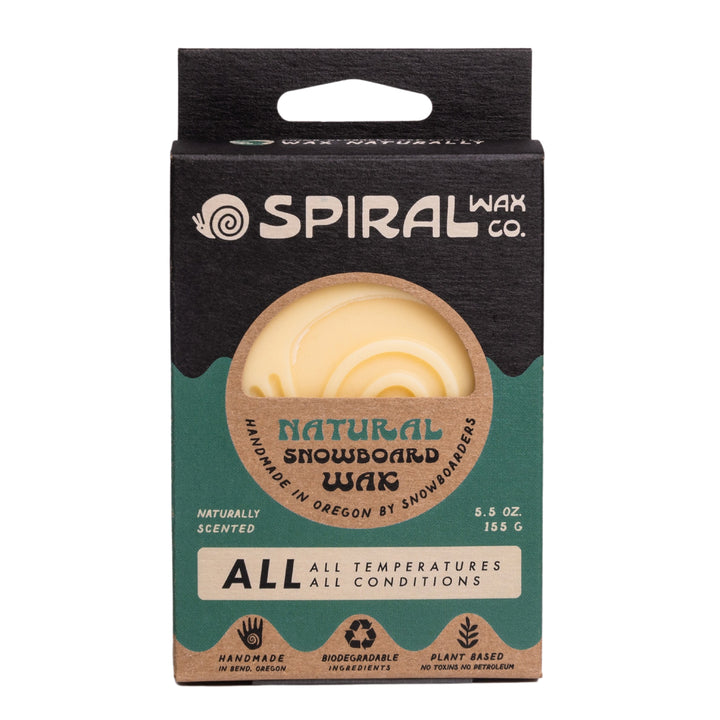 Spiral Wax Co. All Temperature Snowboard Wax