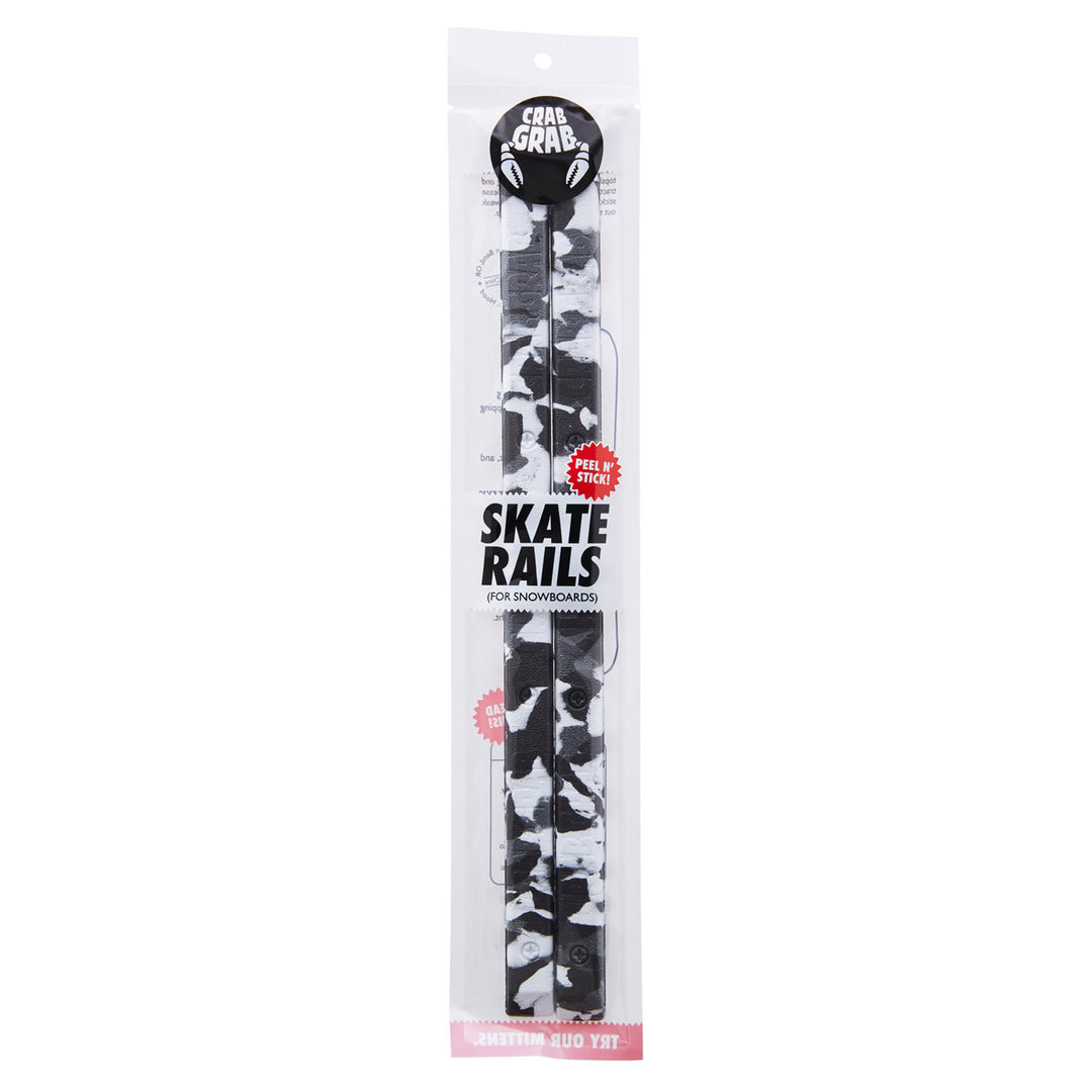 Crab Grab Skate Rails Black White Swirl