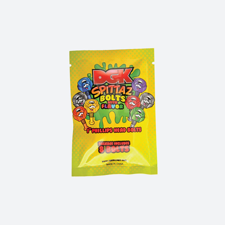 DGK Spittaz 1" Colored Bolts (1 Pack)