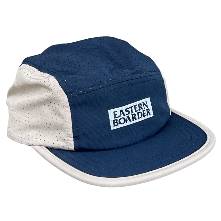 EasternBoarder Stacked Logo Hat Navy/Stone