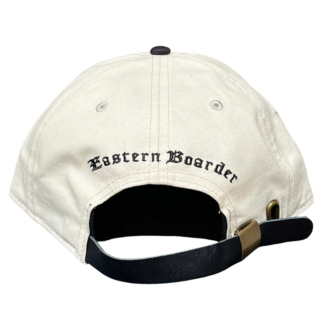 EasternBoarder Skull Logo Hat Off White/Black
