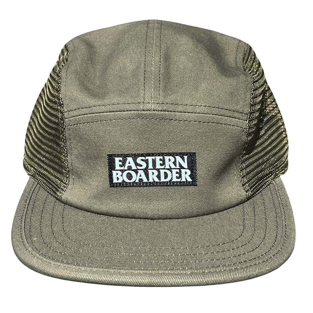 EasternBoarder Stacked Logo Hat Olive
