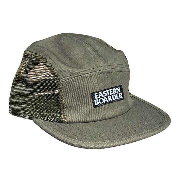 EasternBoarder Stacked Logo Hat Olive