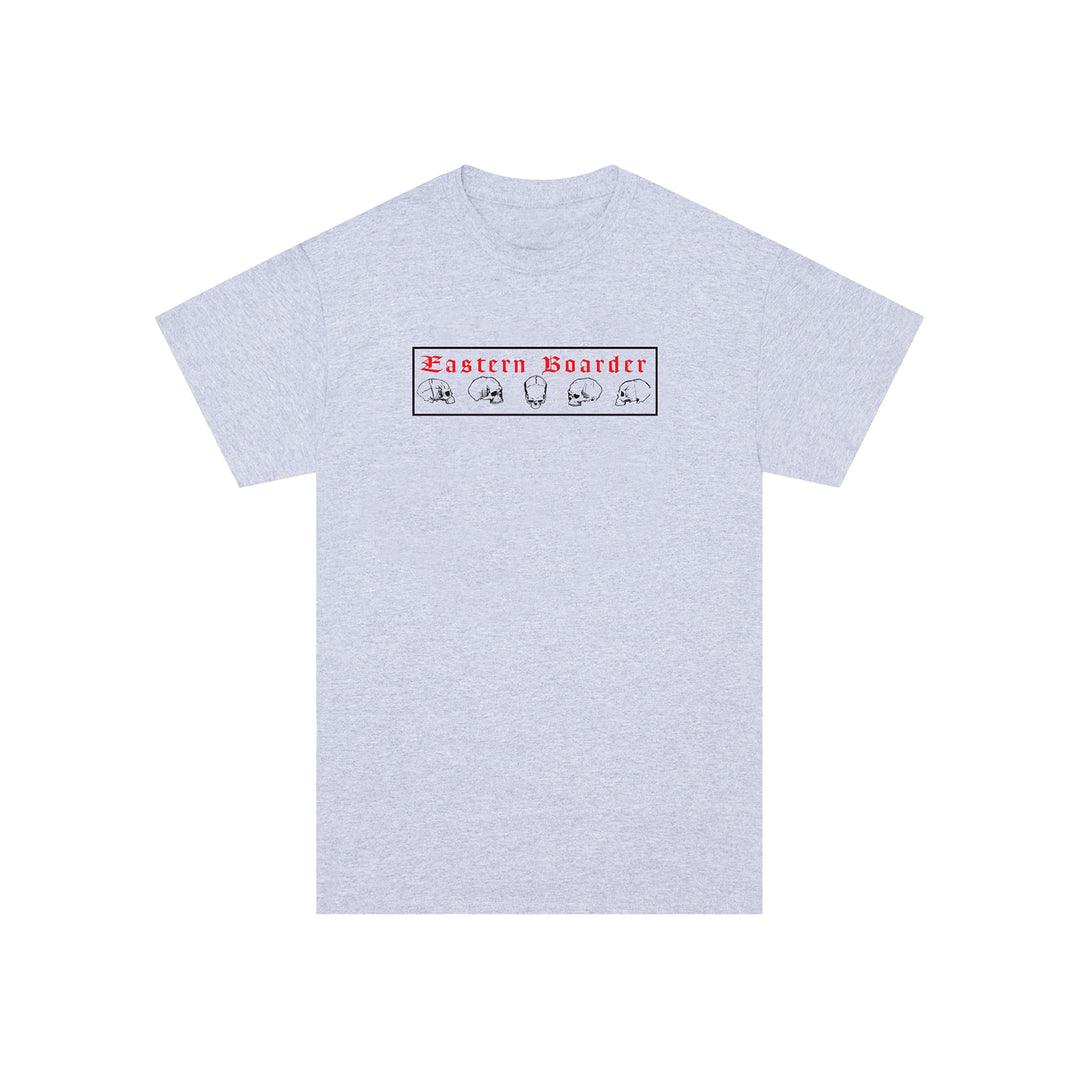 EasternBoarder 5 Skull Kids Tee Ash