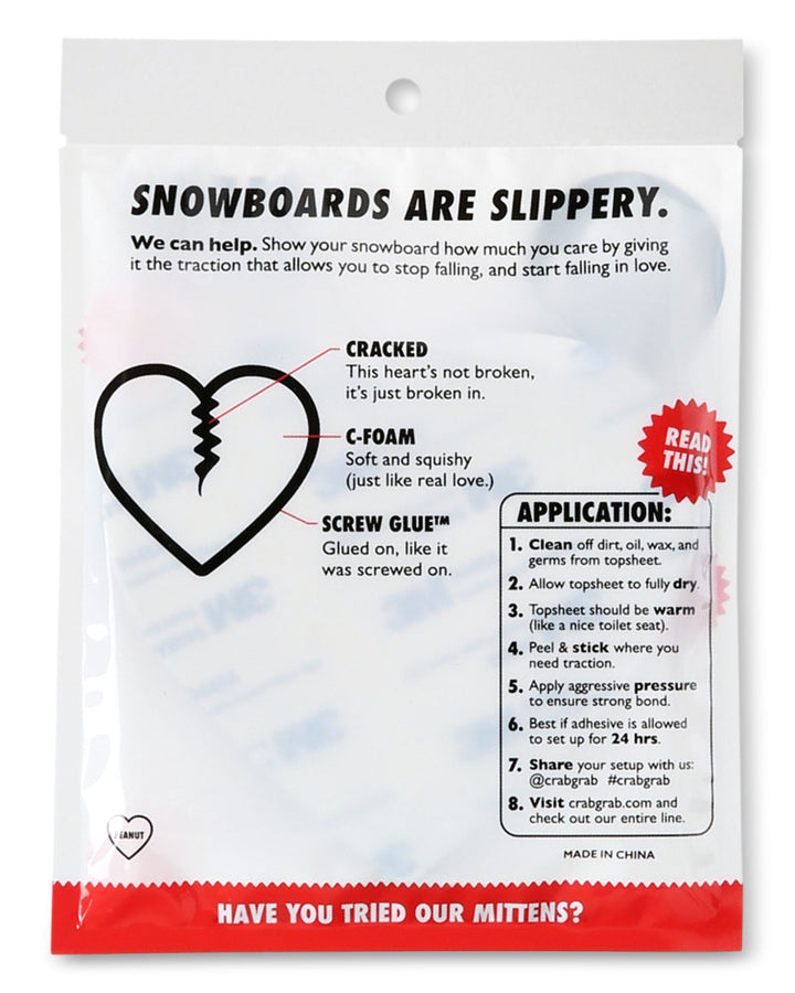 Crab Grab Mega Heart Stomp Pad Red