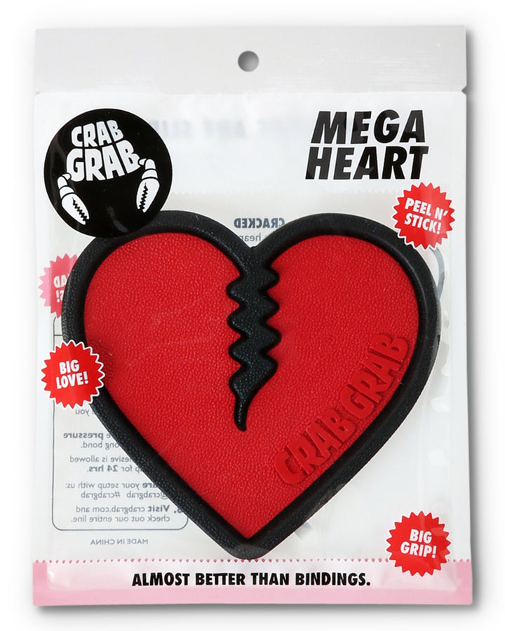 Crab Grab Mega Heart Stomp Pad Red