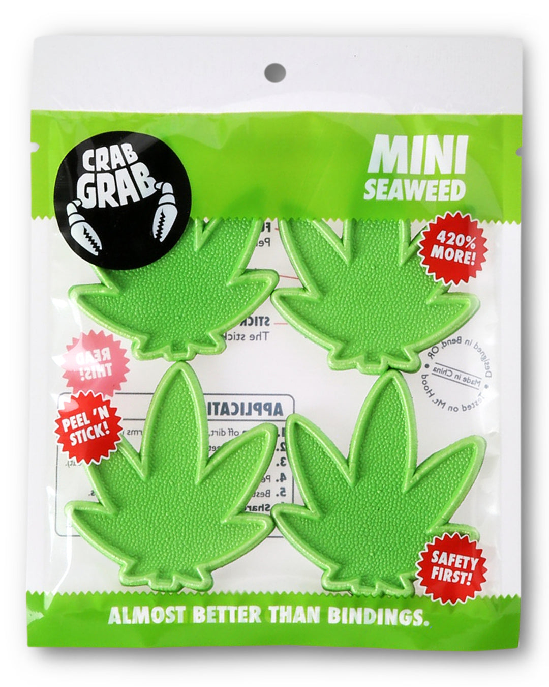 Crab Grab Mini Seaweed Stomp Pads Green