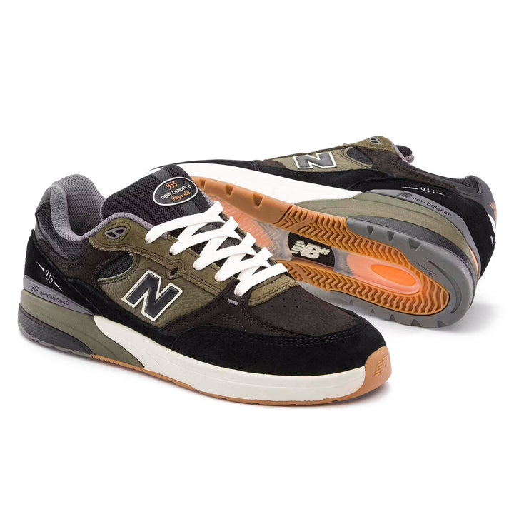 New Balance Numeric Reynolds 933 "Black/Olive" NM933BST