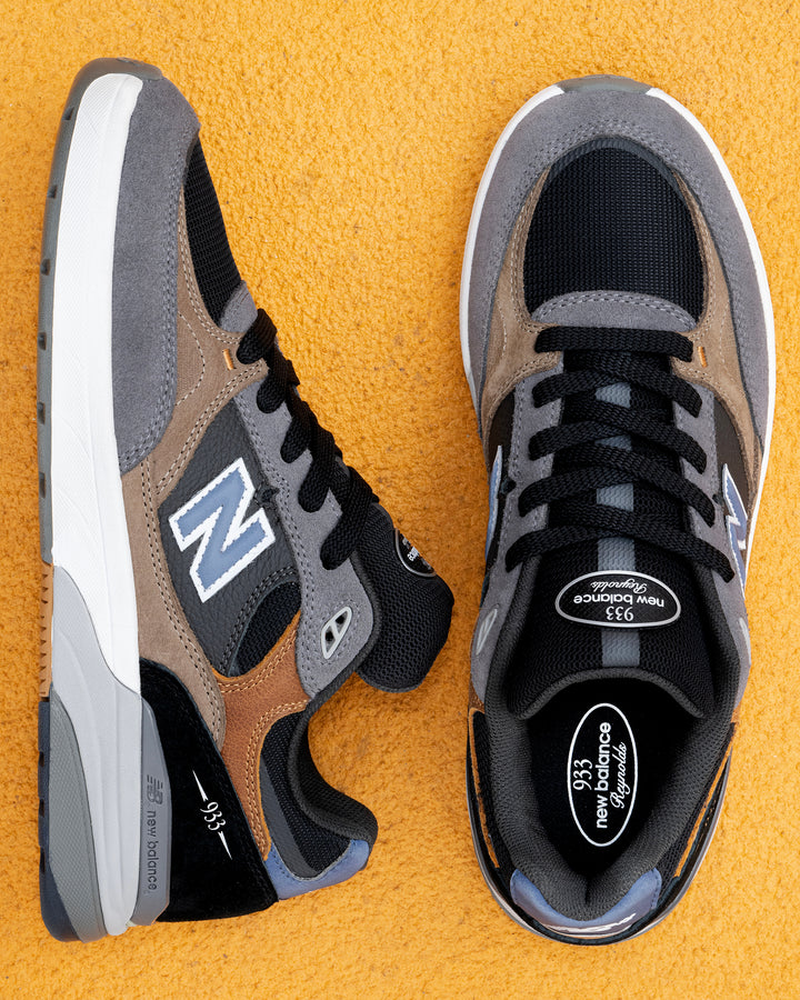 New Balance Numeric Reynolds 933 Grey/Brown NM933MLT