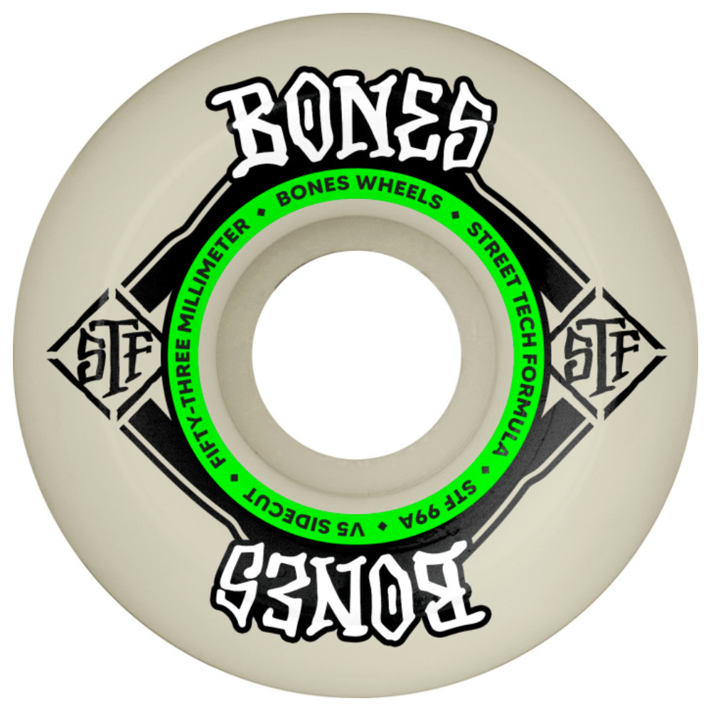 Bones STF Sidecut V5 Wheels 99a 52mm