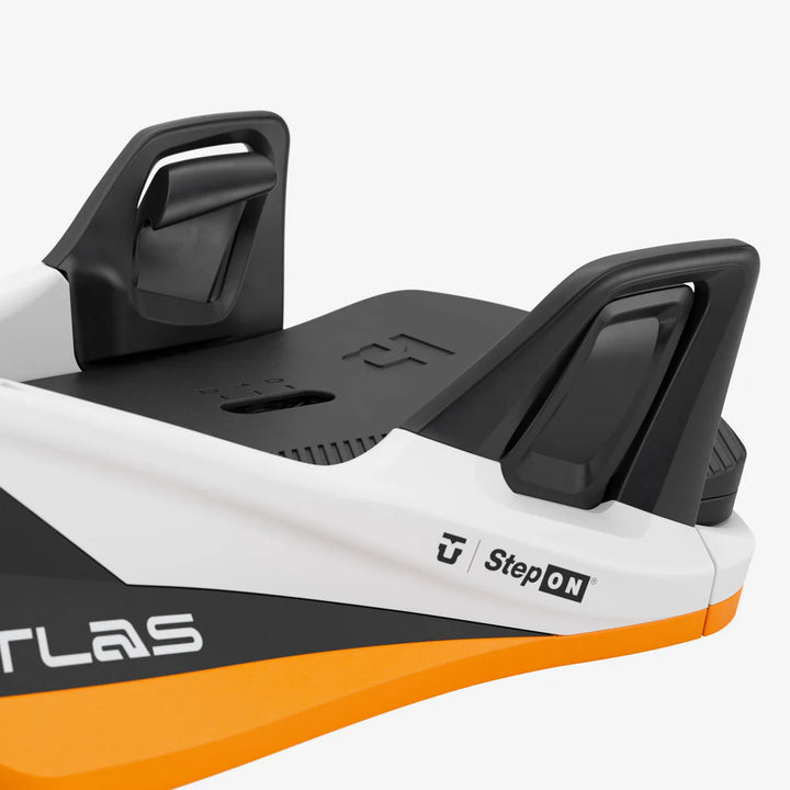Union Atlas Step On Snowboard Bindings White/Orange