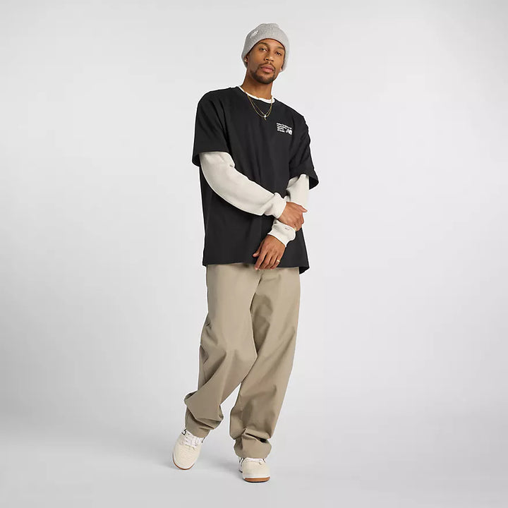 New Balance Numeric Small Logo Jersey T-Shirt Black