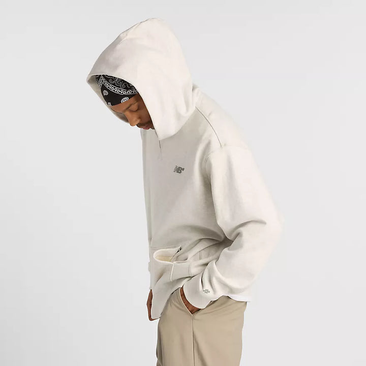 New Balance Numeric French Terry Hoodie Oth Oatmeal