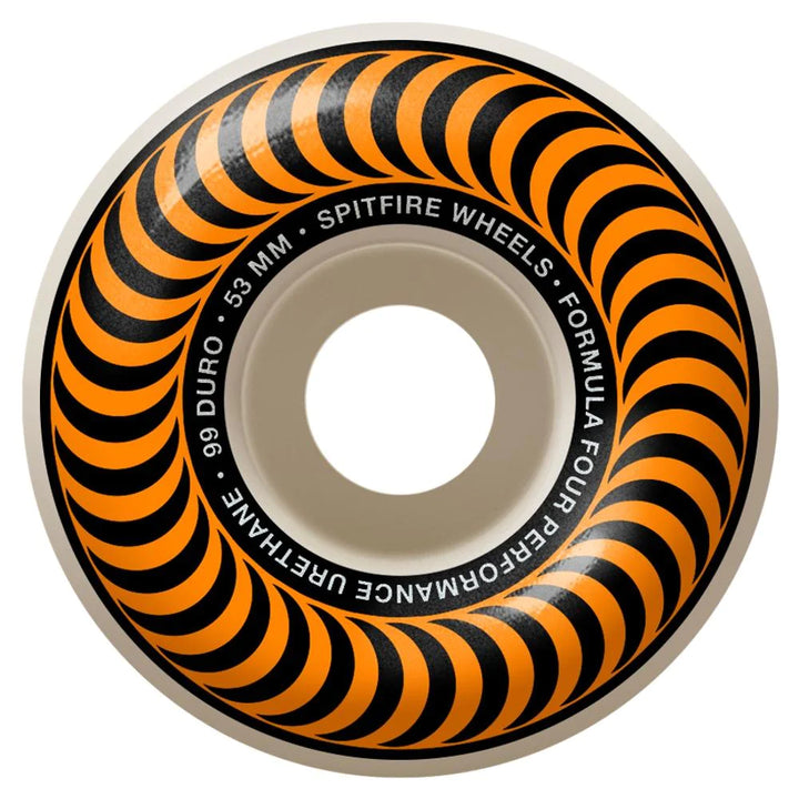 Spitfire F4 Classic Wheels Orange 99a 53mm
