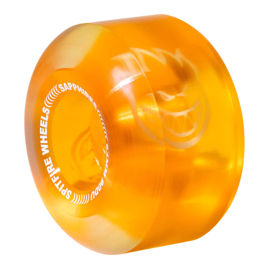 Spitfire Sapphires Wheels Clear/Orange 90d 54mm