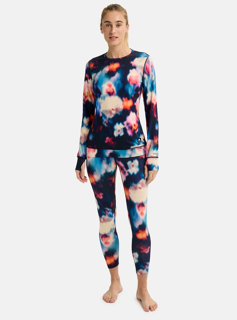 Burton Women's Midweight Crew - Floral Blur