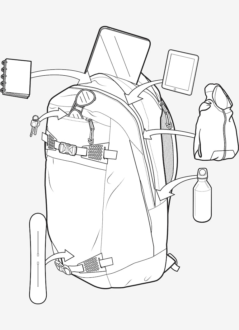 Burton Day Hiker 30L Backpack - True Black