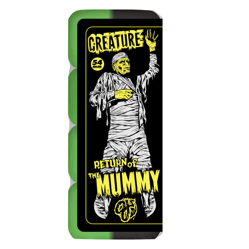Creature Mummy Keyframe Green Black 78a OJ Wheels 54mm