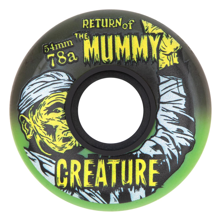 Creature Mummy Keyframe Green Black 78a OJ Wheels 54mm