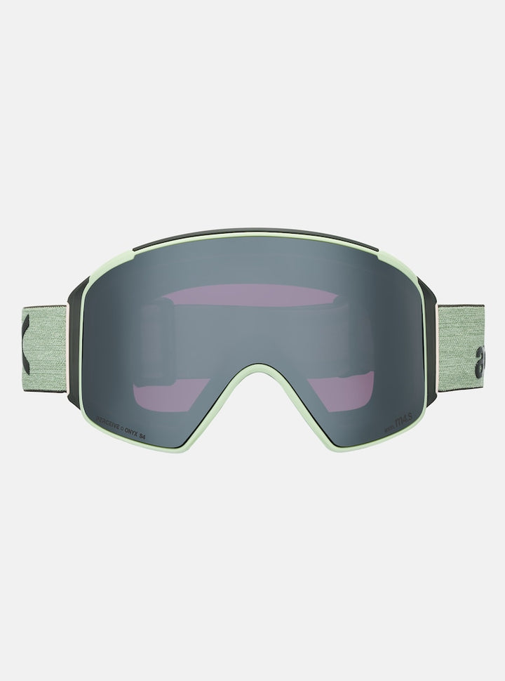 Anon M4S Goggles (Cylindrical) + Bonus Lens + MFI® Face Mask - Soft Sage + Perceive Sunny Onyx