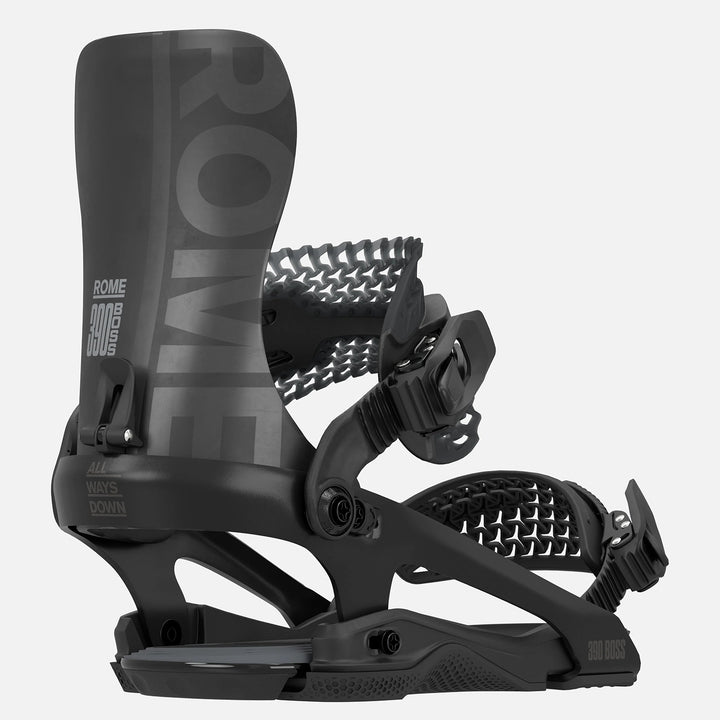 Rome 390 Boss FW Snowboard Bindings Black