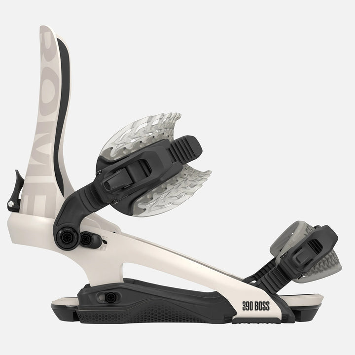 Rome 390 Boss FW Snowboard Bindings Stone