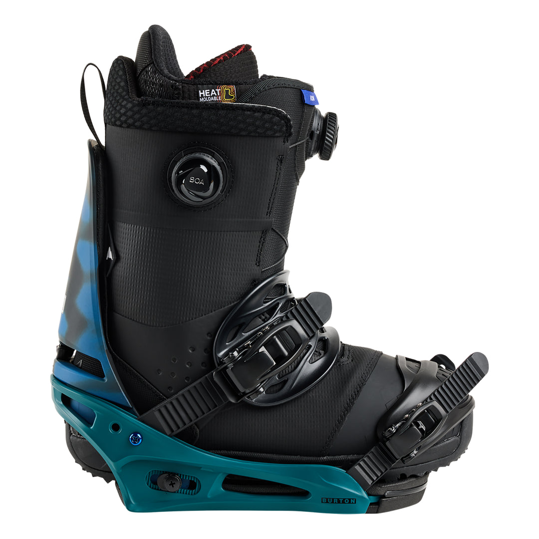 Burton Men’s Cartel Re:Flex Snowboard Bindings Evergreen Shatter
