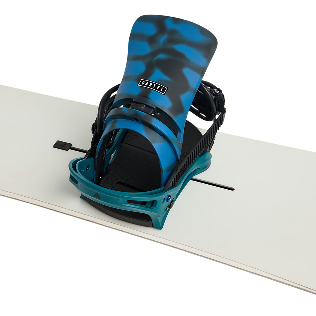 Burton Men’s Cartel Re:Flex Snowboard Bindings Evergreen Shatter