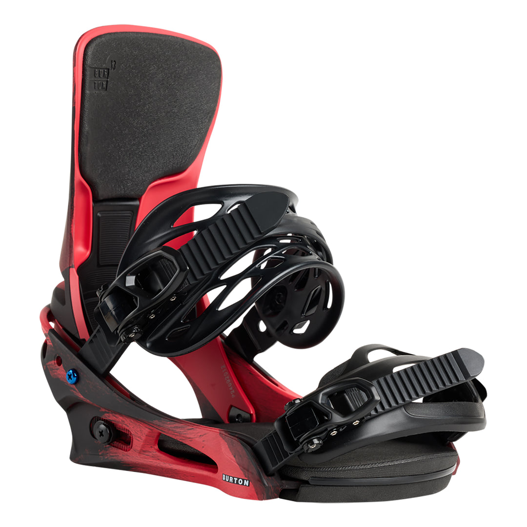 Burton Men’s Cartel X Re:Flex Snowboard Bindings Black/Red