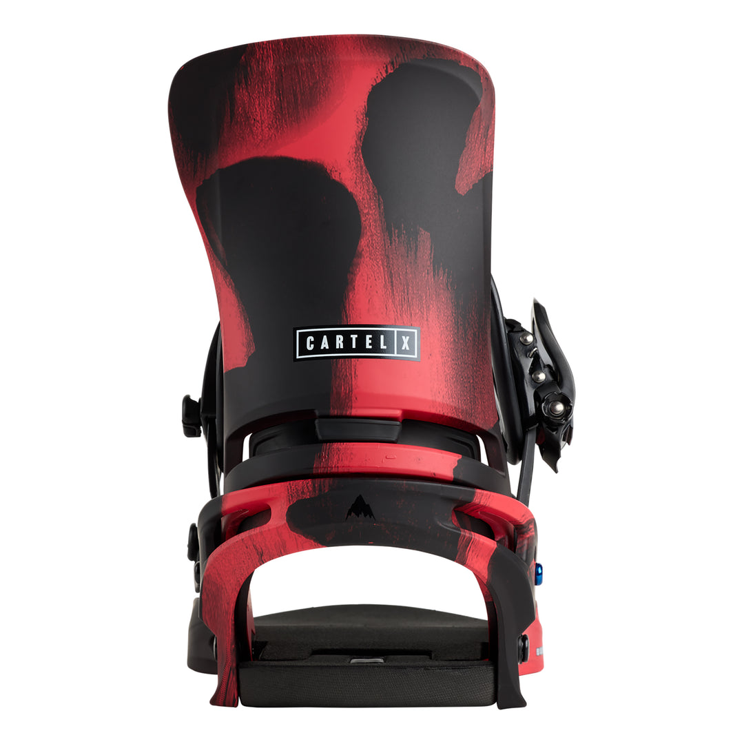 Burton Men’s Cartel X Re:Flex Snowboard Bindings Black/Red