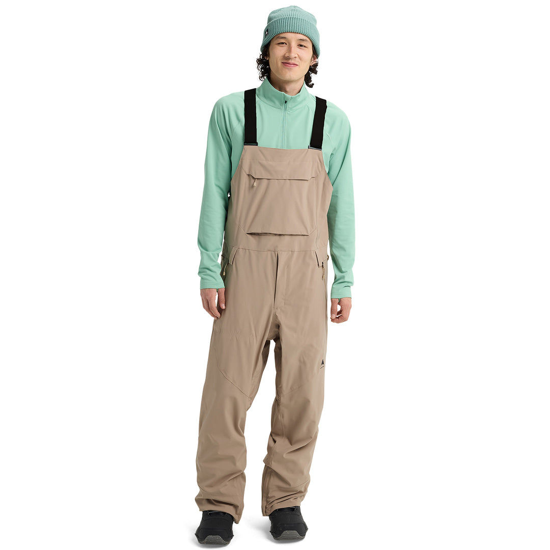 Burton Men's Reserve 2L Stretch Bib Pants - Summit Taupe