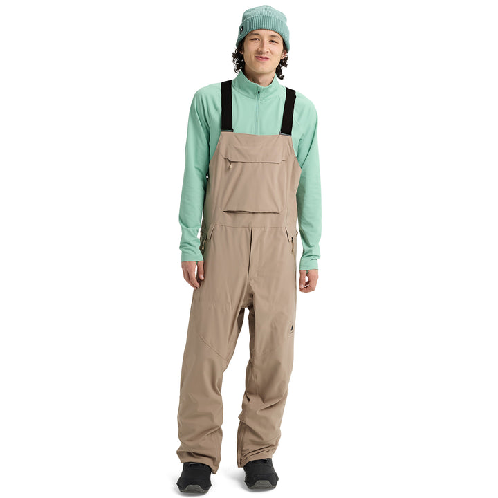Burton Men's Reserve 2L Stretch Bib Pants - Summit Taupe