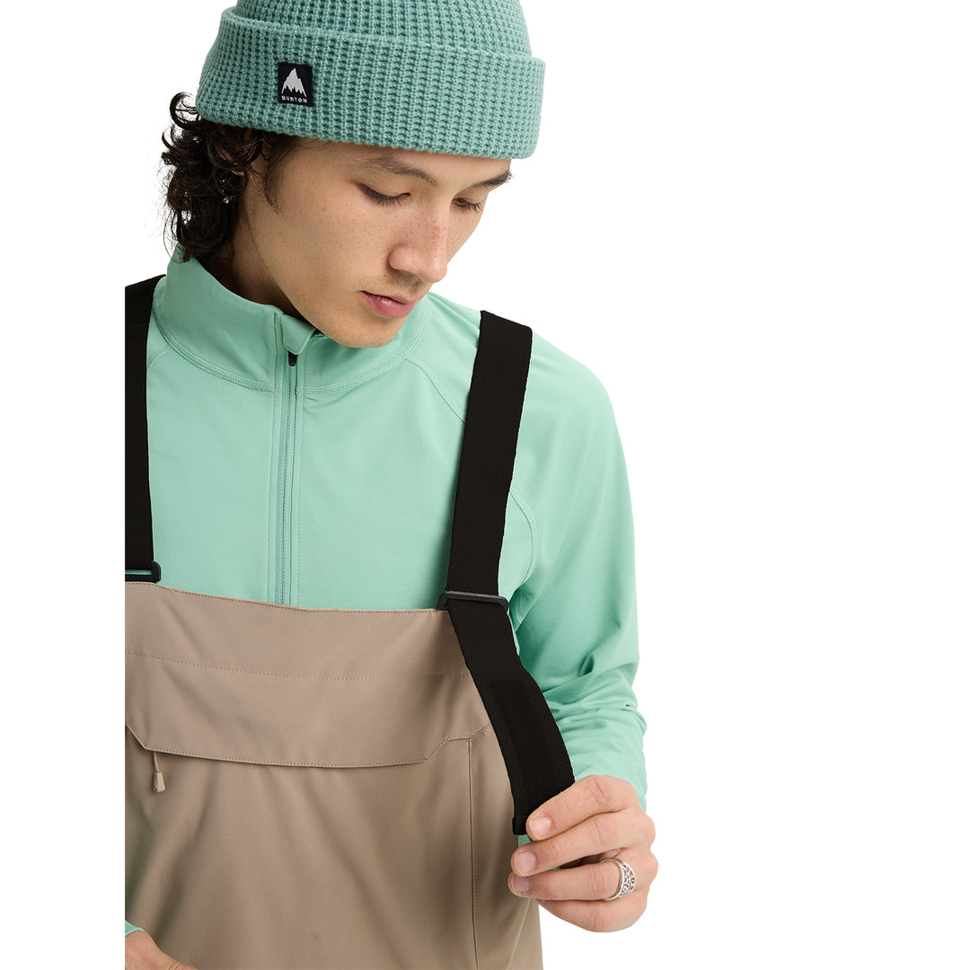 Burton Men's Reserve 2L Stretch Bib Pants - Summit Taupe