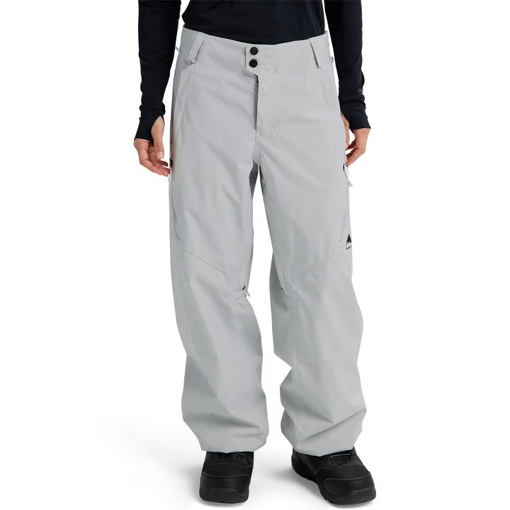 Burton Women's Reserve 2L Relaxed Snow Pant Gray Cloud