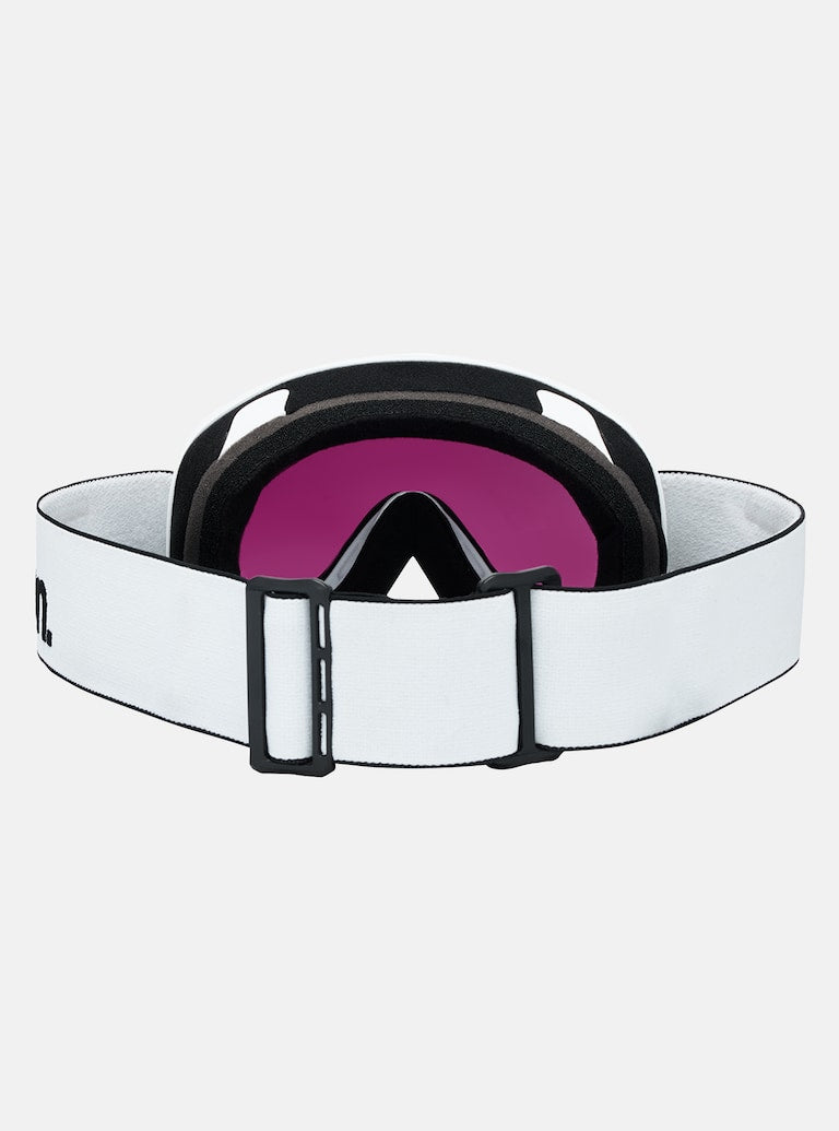 Anon M6 Goggles + Bonus Lens + MFI® Face Mask - White + Perceive Sunny Onyx