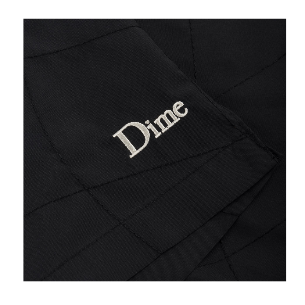 Dime Wave Quilted Shorts Black