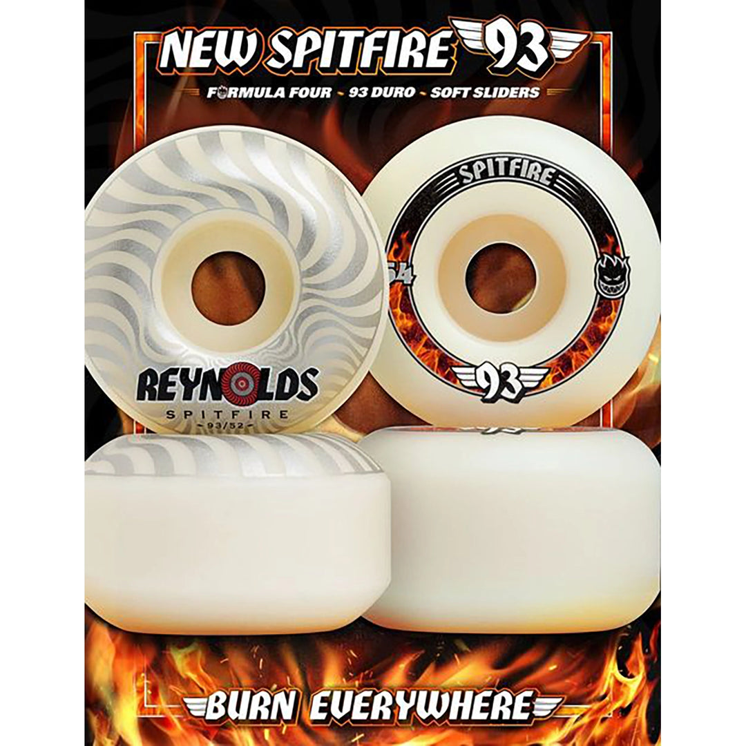Spitfire F4 93 Radials Wheels Natural 58mm